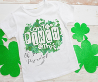 Can't pinch this boy shirt - St. Patrick's Day Shirt - Boy St. Patrick's Day Shirt - Custom St. Patrick's Day Shirt - Boy Shirts - Clover Shirt