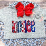 Patriotic Name Shirt