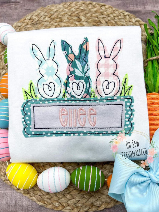 Easter Bunny Trio Shirt - Easter Girl Shirts