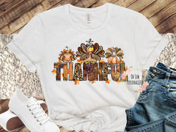 Thankful Turkey Graphic T Shirt