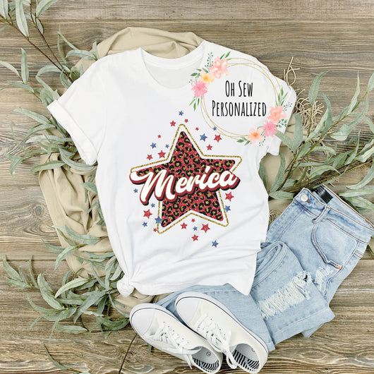 Merica Shirt - 4th Of July Womens Shirt