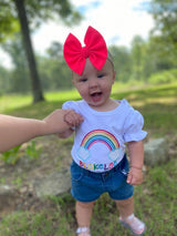 Rainbow Shirt - Girl Rainbow Shirt