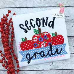 Second Grade School Shirt - Back To School Shirts - Apples