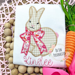 Girly Bunny Shirt - Easter Bunny Shirt - Girl Easter Shirts