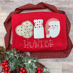 Santa's Milk and Cookies - Christmas Shirts