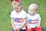 Star American Flag Shirt - Boy 4th Of July Shirt