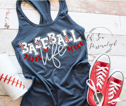 Baseball Life Tank Top - Baseball Life - Women's Baseball Tank Top - Baseball Tank - Women's Baseball - Baseball Mom - Baseball GirlFriend - Baseball Sister