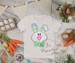 Easter Bunny Boy Shirt - Boy Easter Shirt - Custom Boy Easter Shirt - Easter Bunny - Printed Easter Shirt - Easter Shirts For Boys - Toddler