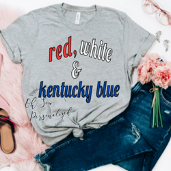 Red, White, & Kentucky Blue Shirt