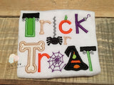 Trick or treat shirt - Halloween Shirt for Girls - Halloween Shirt for Boys - Girl Halloween Shirt - Halloween Shirt - Trick Or Treat