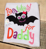 Batty for daddy shirt - batty for daddy bodysuit - batty for daddy - halloween shirts for girls - halloween shirt for children - halloween