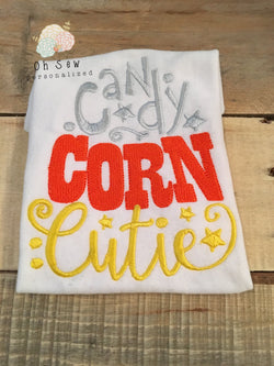 Candy Corn Cutie - Candy Corn Cutie Shirt - Halloween Shirts for girls - Girl halloween shirt - Toddler Halloween Shirt