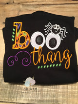 Boo thang shirt - boo thang - halloween shirt for girls - halloween shirt for boys - halloween shirt - boo shirt