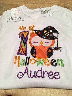 My first halloween Bodysuit - My First Halloween Shirt - My First Halloween - My 1st Halloween bodysuit - 1st Halloween shirt for girls