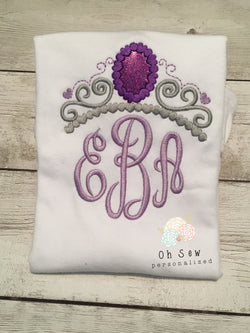 Princess Sofia Inspired Shirt / Princess Tiara Shirt / Princess Monogrammed Shirt / Amulet princess Shirt / Sofia Birthday Shirt