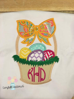 Easter Shirt For Girls - Girl Easter Shirt - Easter Basket Shirt - Easter basket - Easter Shirt for baby toddler girl - Easter basket