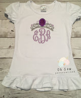 Princess Sofia Inspired Shirt / Princess Tiara Shirt / Princess Monogrammed Shirt / Amulet princess Shirt / Sofia Birthday Shirt