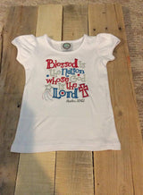 Blessed Is The Nation Whose God Is the Lord Shirt - 4th Of July Girl Shirt - 4th Of July Boy Shirt - Fourth Of July Children Shirt