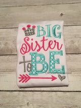 Big Sister To Be Shirt - Big Sister Shirt - Big Sis Shirt - Baby Announcement Shirt - Sibling Shirt - Big Sis - New Baby - Big Sister Gift