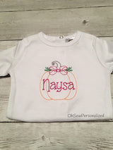 Fall Shirts For Girls - Girl Fall Shirt - Pumpkin Shirt For Girls - Pumpkin Shirt For Baby Girl - Fall Outfit For Girls