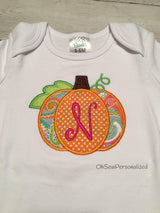 Pumpkin Shirts For Girls - Pumpkin Shirt For Baby Girl - Fall Shirts For Girls - Girl Fall Shirt - Girly Pumpkin Shirt - Pumpkin Patch Shirt