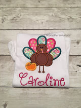 Thanksgiving Turkey Shirt - thanksgiving Day Shirt - Turkey Shirt - Girl Turkey Shirt - Thanksgiving Shirt for girls - Girl Thanksgiving top