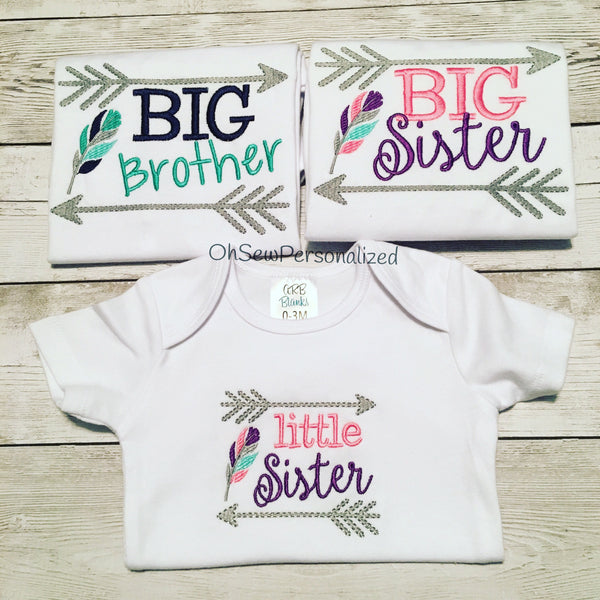 Sibling Shirt Sets - Brother Sister Shirts - Sister Shirts - Brother Shirts - Sister Brother Shirt - Big Sister Shirt - Big Brother Shirt