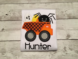 Halloween Shirts For Boys - Boy Halloween Shirt - Halloween Boy Outfit - Halloween Dump Truck Shirt - Dump Truck Shirt - Halloween Boy Shirt