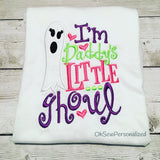 I'm Daddy's Little Ghoul Shirt - Halloween Shirts For Girls - Girl Halloween Shirt - Ghoul Girl Shirt - Ghost Shirt For Girls - Toddler Girl