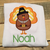 Pilgram Turkey Shirt For Boys - Boy Turkey Shirt - Thanksgiving Shirt For Boys - Boy Thanksgiving Shirt - Toddler Boy Thanksgiving Shirt