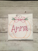 Fall Shirts For Girls - Girl Fall Shirt - Pumpkin Shirt For Girls - Pumpkin Shirt For Baby Girl - Fall Outfit For Girls