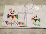 Ghost Girl Shirt - Halloween Ghost Shirt - Halloween Shirts For Girls - Halloween Top - Ghost Top - Girl Halloween Shirt - Toddler Halloween