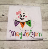 Ghost Girl Shirt - Halloween Ghost Shirt - Halloween Shirts For Girls - Halloween Top - Ghost Top - Girl Halloween Shirt - Toddler Halloween