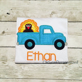 Thanksgiving Day Shirt For Boys - Boy Thanksgiving Shirt - Turkey Truck Boy Shirt - Thanksgiving Toddler Boy Shirt