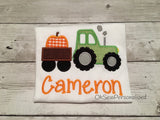 Pumpkin Tractor Boy Shirt - Fall Shirts For Boys - Boy Fall Shirt - Tractor Fall Shirt - Tractor Shirt - Pumpkin Boy Shirt