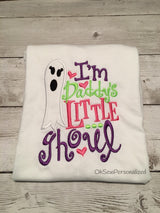 I'm Daddy's Little Ghoul Shirt - Halloween Shirts For Girls - Girl Halloween Shirt - Ghoul Girl Shirt - Ghost Shirt For Girls - Toddler Girl