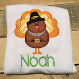 Pilgram Turkey Shirt For Boys - Boy Turkey Shirt - Thanksgiving Shirt For Boys - Boy Thanksgiving Shirt - Toddler Boy Thanksgiving Shirt