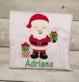 Santa Christmas shirt - christmas shirts - christmas shirt for girls - Christmas shirt for boys - santa shirt