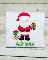 Santa Christmas shirt - christmas shirts - christmas shirt for girls - Christmas shirt for boys - santa shirt