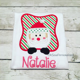 Santa Shirts For Girls - Christmas Shirts For Girls - Girl Christmas Shirt - Christmas Shirt For Toddlers - Santa Claus Shirt For Girls