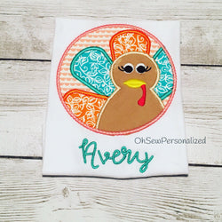 Thanksgiving Shirts For Girls - Girl Thanksgiving Shirt - Girly Turkey Shirt - Girl Turkey Shirt - Turkey Girl Shirt - Turkey Shirt For Girl