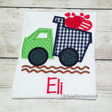 Valentine's Day Shirts For Boys - Boy Valentine Shirts - Valentine's Day Dump Truck Shirt - Boy Valentine's Day Shirts