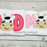 Farm Party Mom and Dad Matching Shirt - Barnyard Mom and Dad Matching Shirts