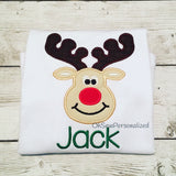 Reindeer Shirt For Boys - Boy Reindeer Shirt - Christmas Shirt For Boys - Christmas shirt - reindeer shirt