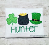 St Patricks Day Shirt For Boys - Boy St Patricks Day Shirt - Kids St Patricks Day Shirt - Clover Shirt For Boys - Toddler Boy Shamrock Shirt