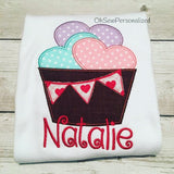 Valentine Shirt For Girls - Girl Valentine Shirt - Valentine's Day Shirt - Basket of Hearts - Heart Shirt For Girls