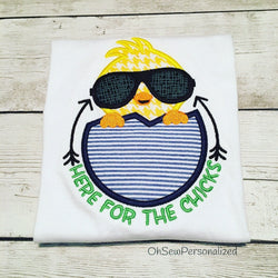 Easter Chick Shirt - Easter Chick - Easter Boy Shirt - Easter Shirt - Here For The Chicks Shirt - Boy Easter Outfit