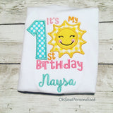 You Are My Sunshine Shirt - Sunshine First Birthday - My Little Sunshine - First Birthday Sunshine Girl Shirt - Girl Birthday Shirt