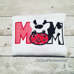 Mom Cow Birthday Shirt - Mom And Dad Barnyard Birthday Shirts - Farm Party Birthday Shirts For Parents