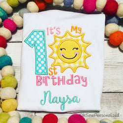 You Are My Sunshine Shirt - Sunshine First Birthday - My Little Sunshine - First Birthday Sunshine Girl Shirt - Girl Birthday Shirt